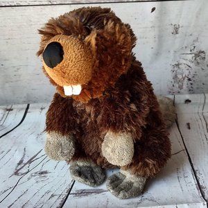 Wild Republic Plush Beaver 8" Plush Brown Stuffed Water Mammal Animal Toy